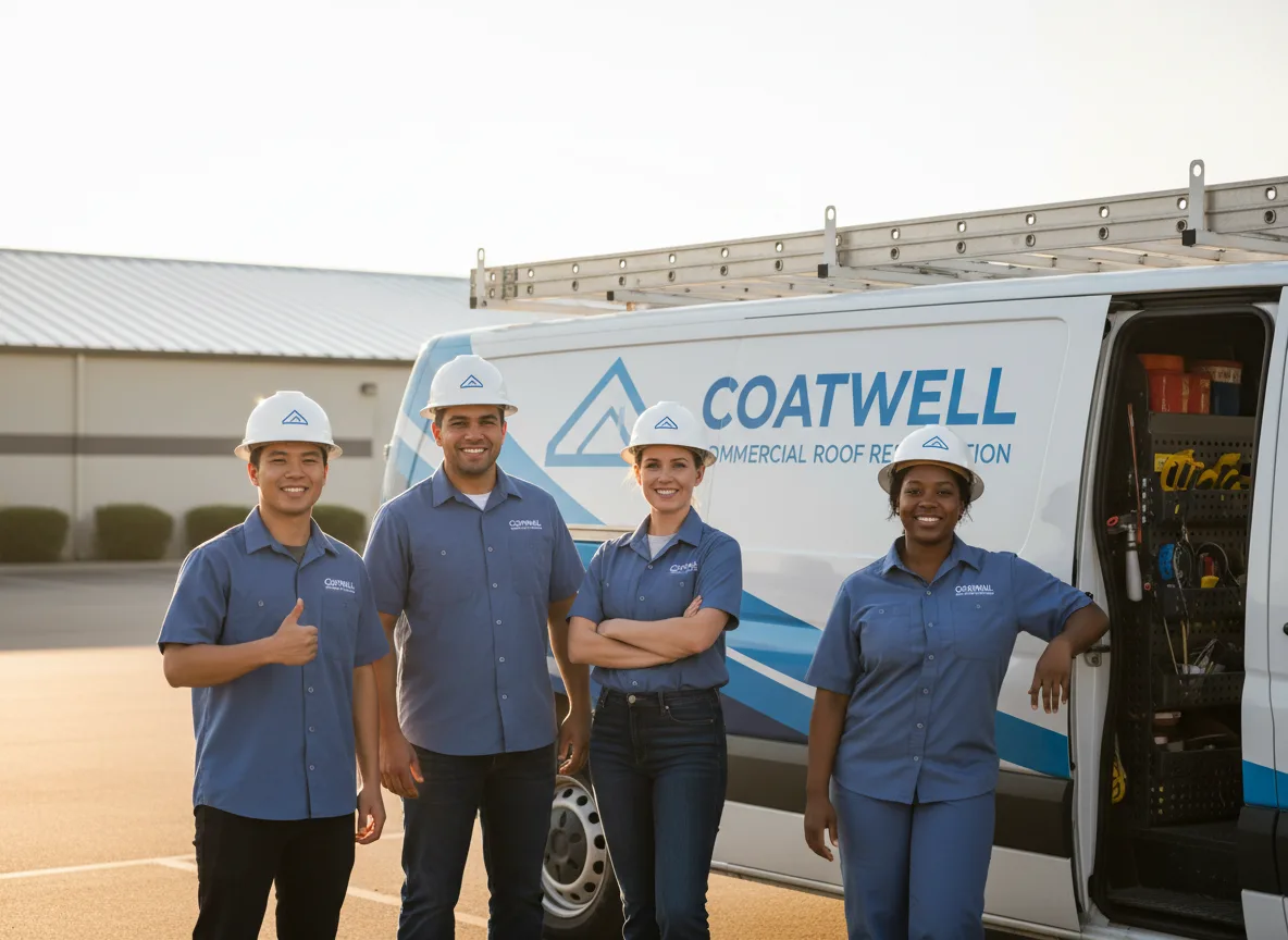 Commercial roof coating company in Alden, MI